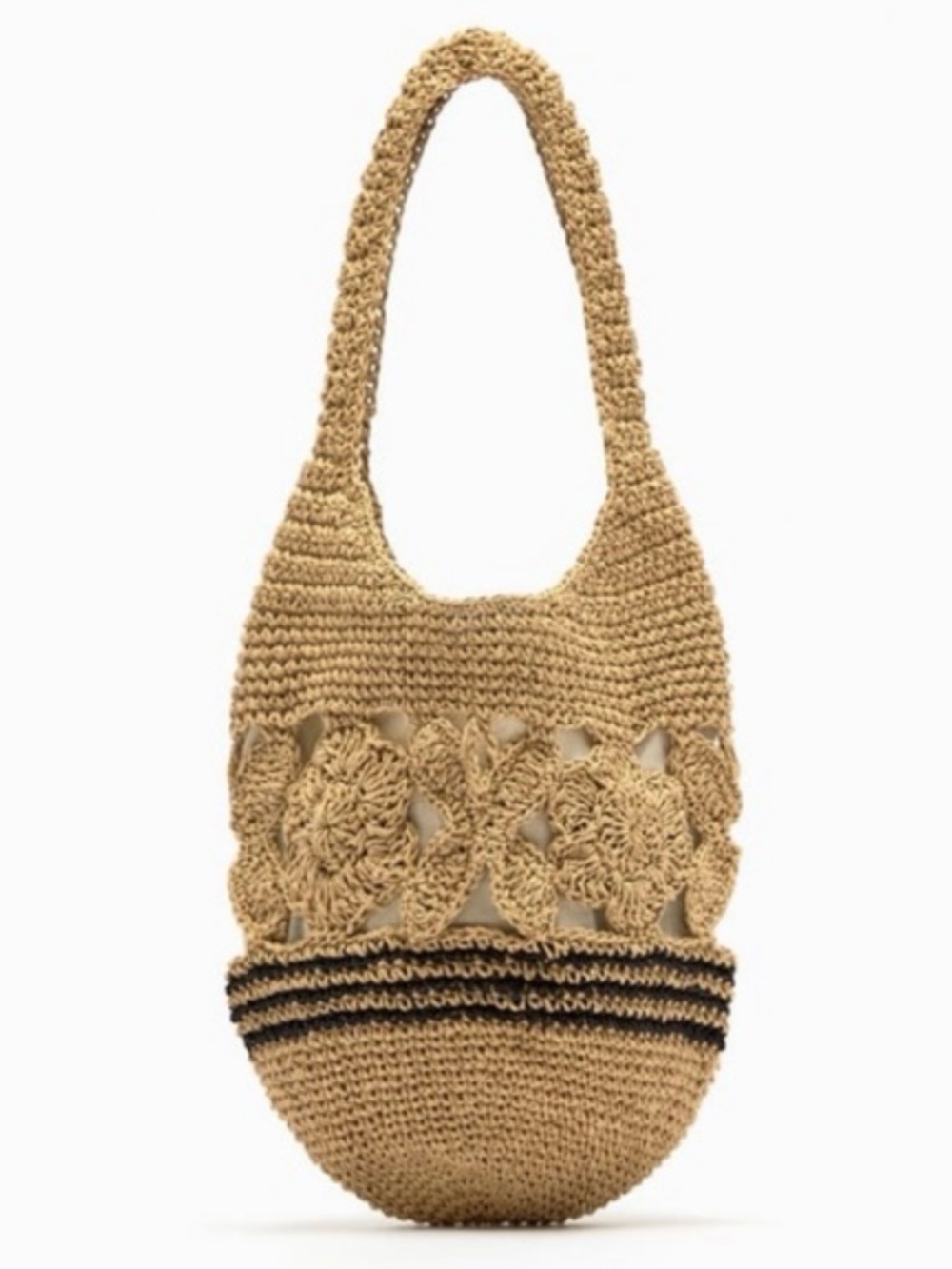 Zara Woven Tote Bag